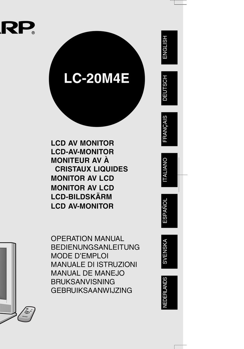 Sharp LC-20M4E Manuel utilisateur