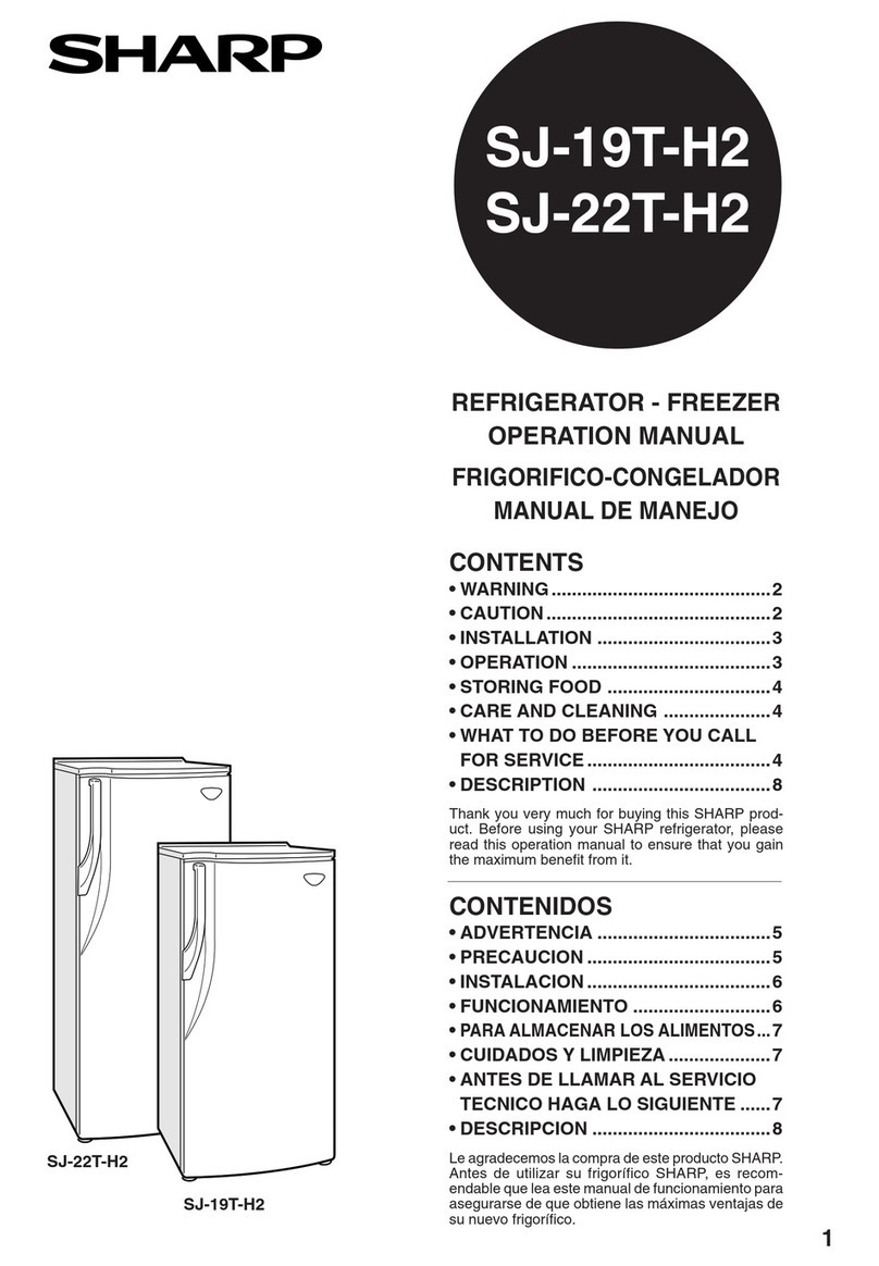 Sharp SJ-19T-H2 Manuel utilisateur