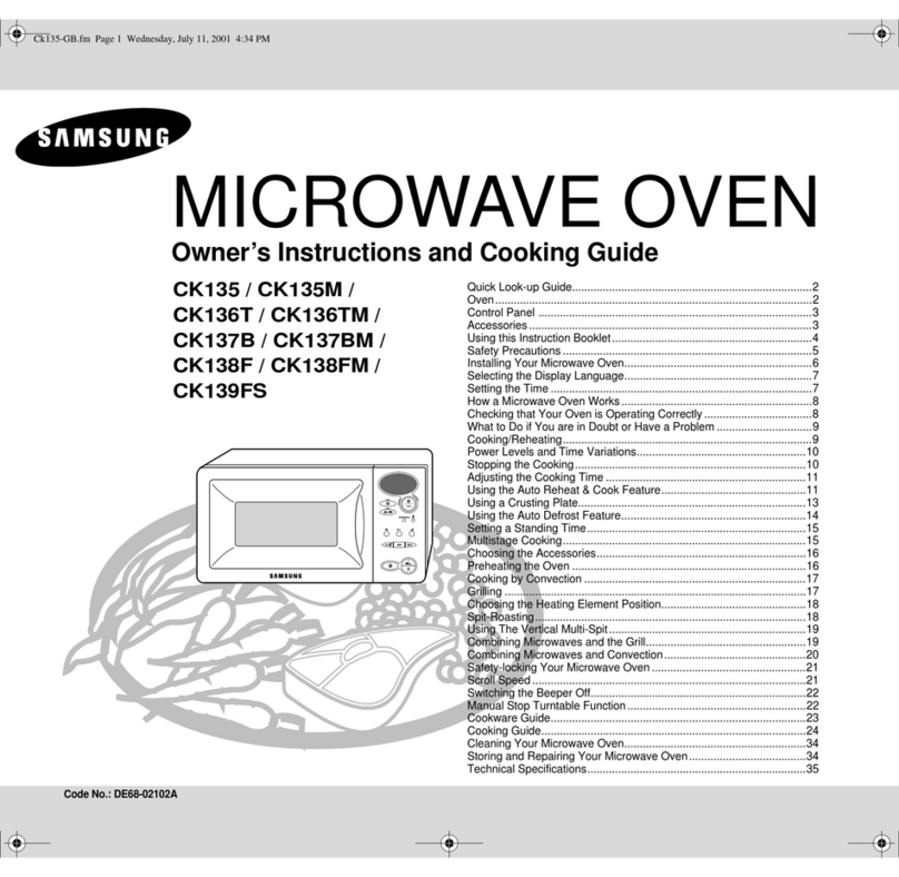 Samsung CK137B Manuel de service