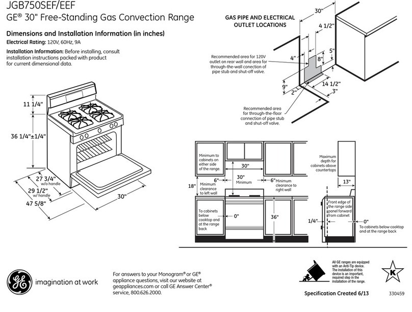 GE JGB750EEFES Manuel
