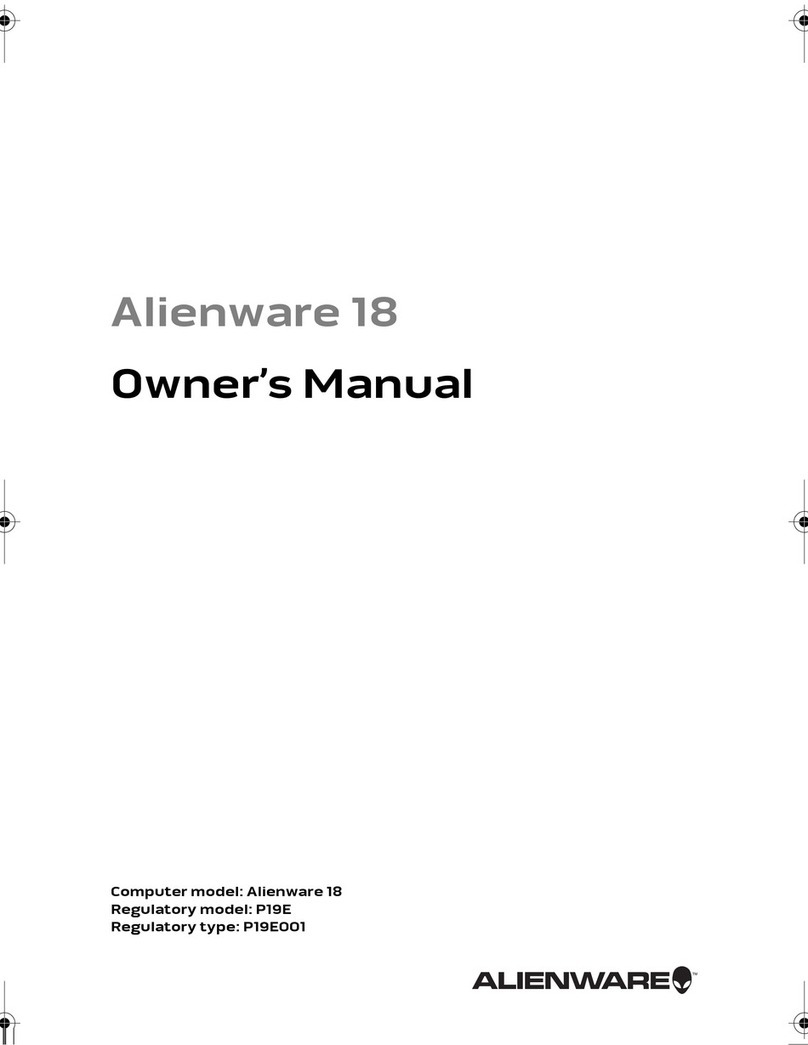 Dell Alienware 18 Manuel utilisateur