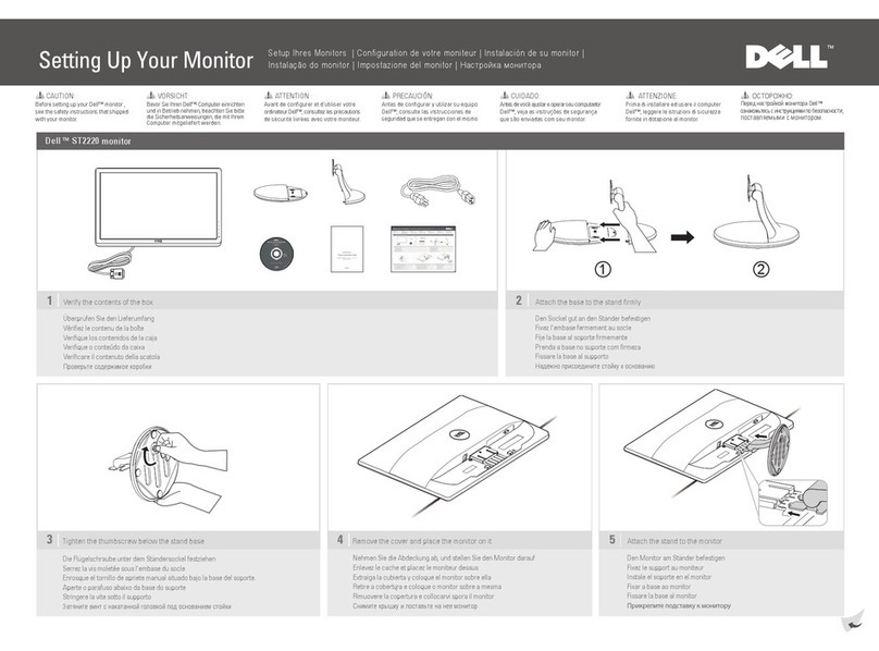 Dell ST2220 Fiche technique