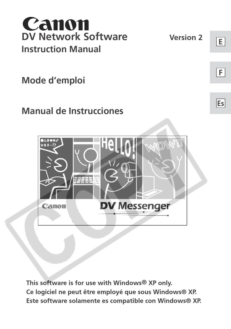 Canon DV Network Manuel utilisateur