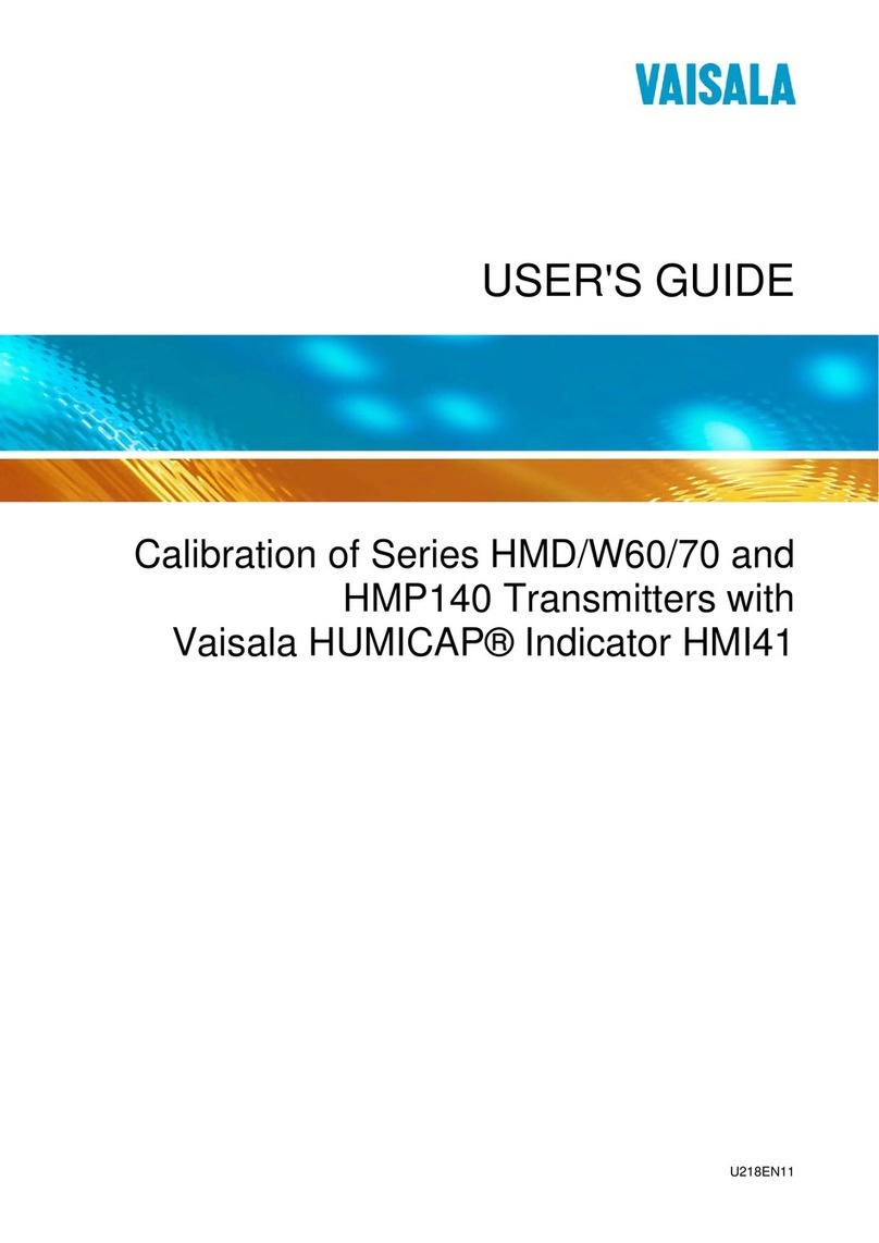 Vaisala HMDW60 Manuel utilisateur