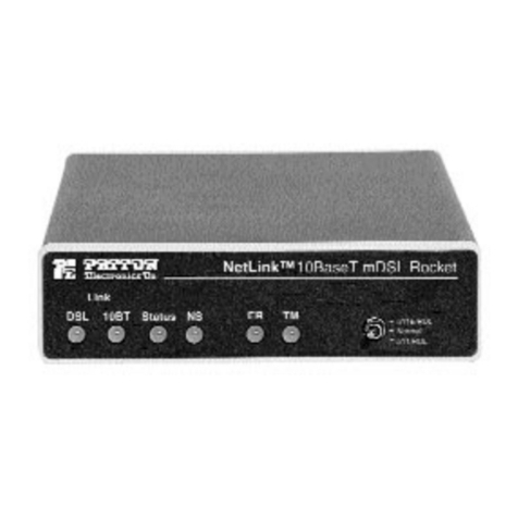 Patton electronics 1089/I Manuel utilisateur