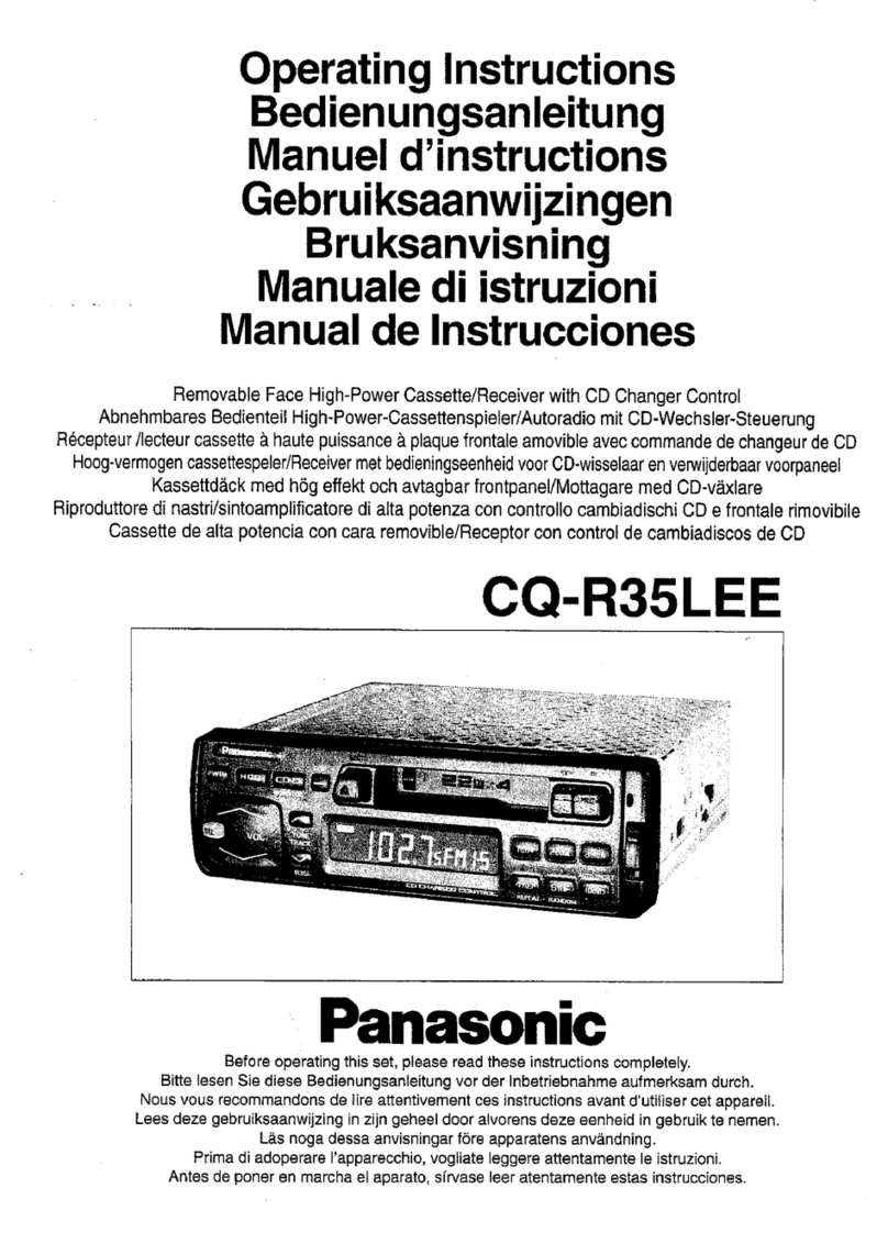 Panasonic CQ-R35LEE Manuel utilisateur