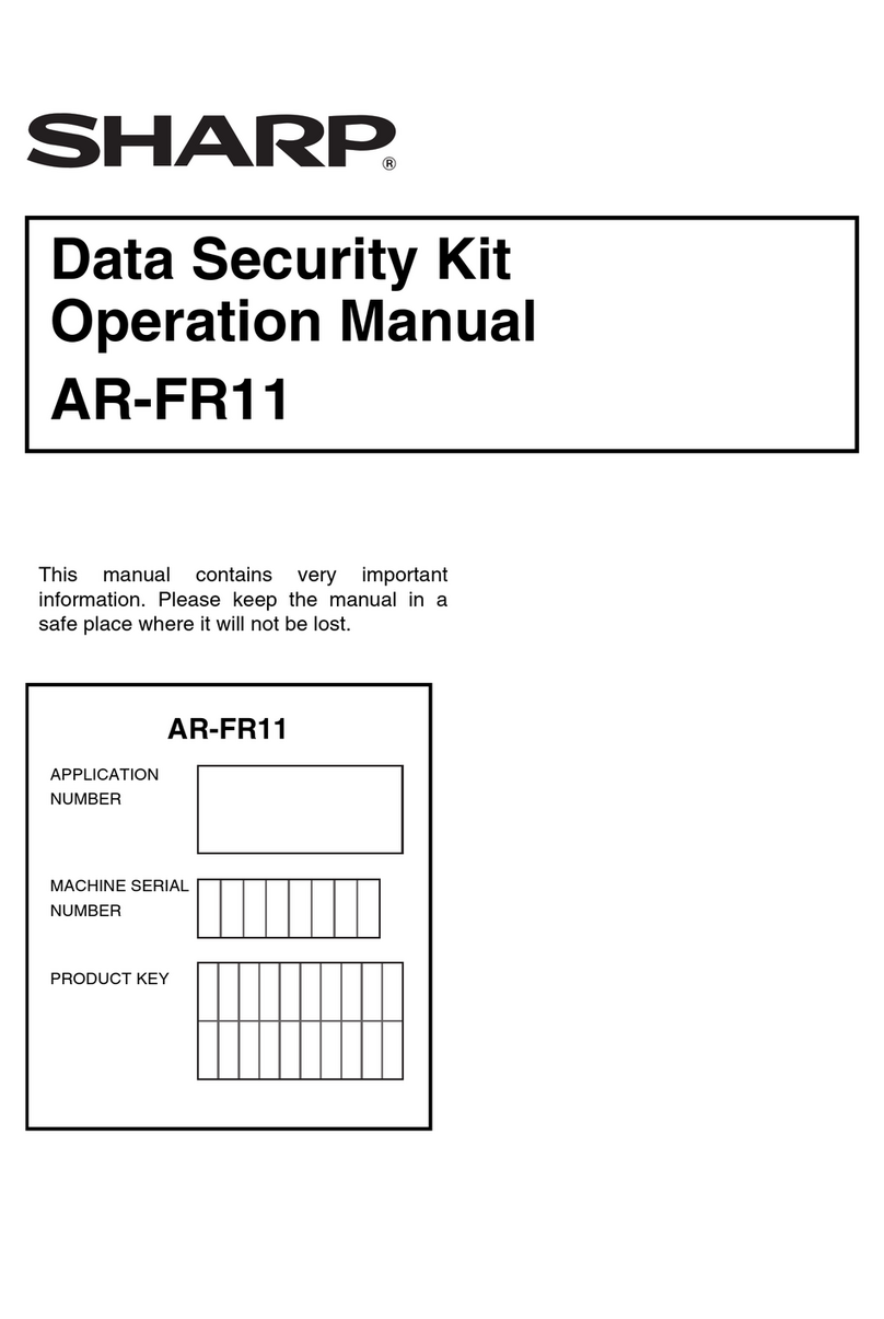 Sharp AR-FR11 Manuel utilisateur