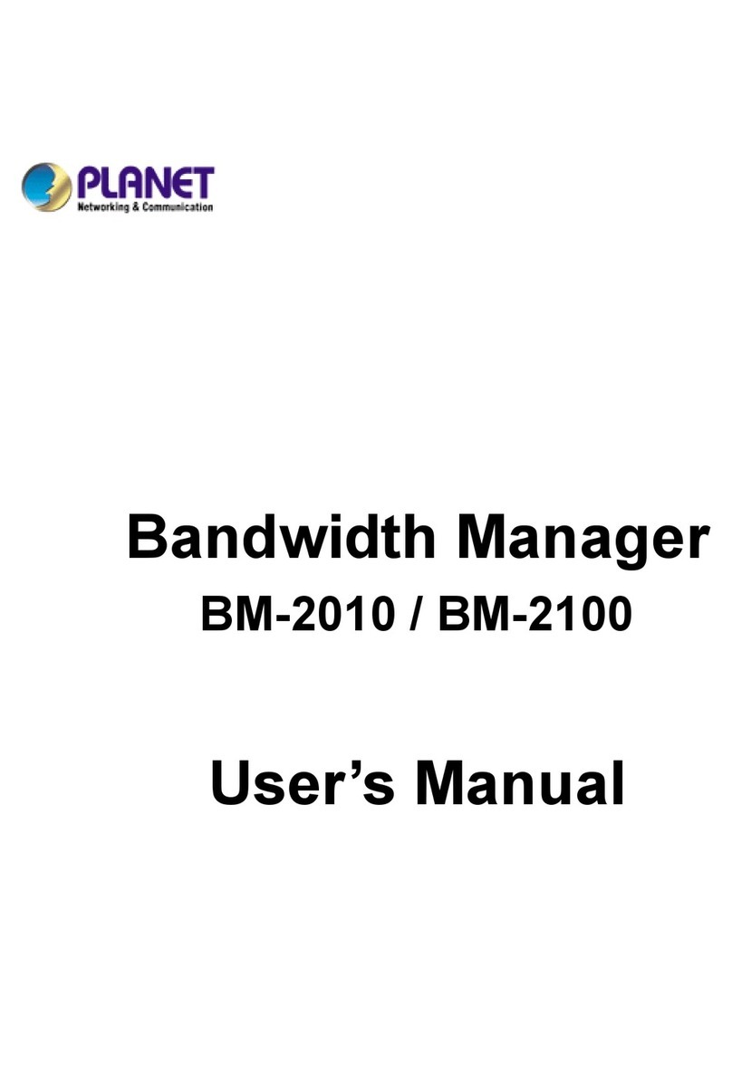 Planet BM-2010 Manuel utilisateur Planet BM-2010 Manuel utilisateur