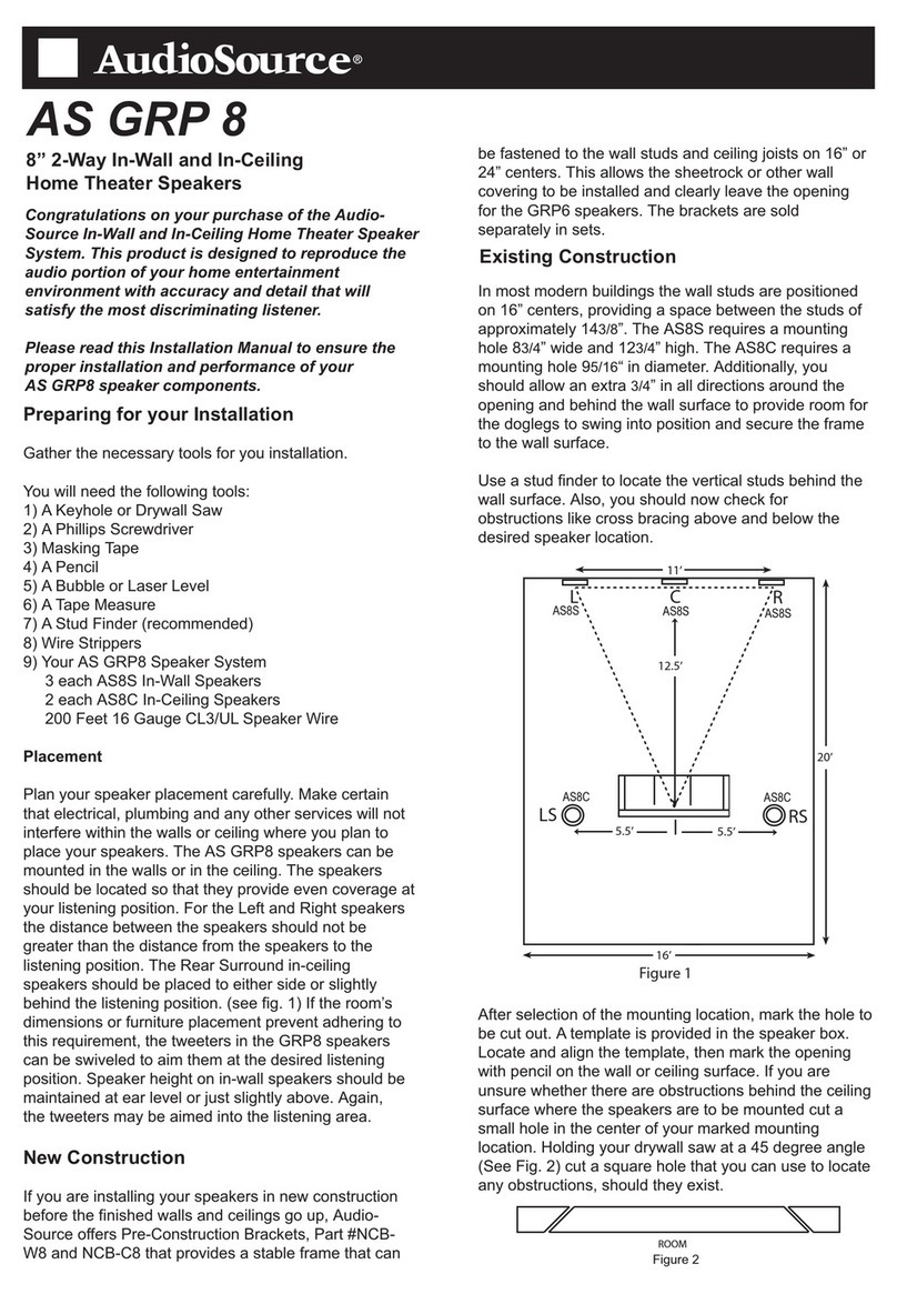 AudioSource AS GRP 8 Manuel utilisateur