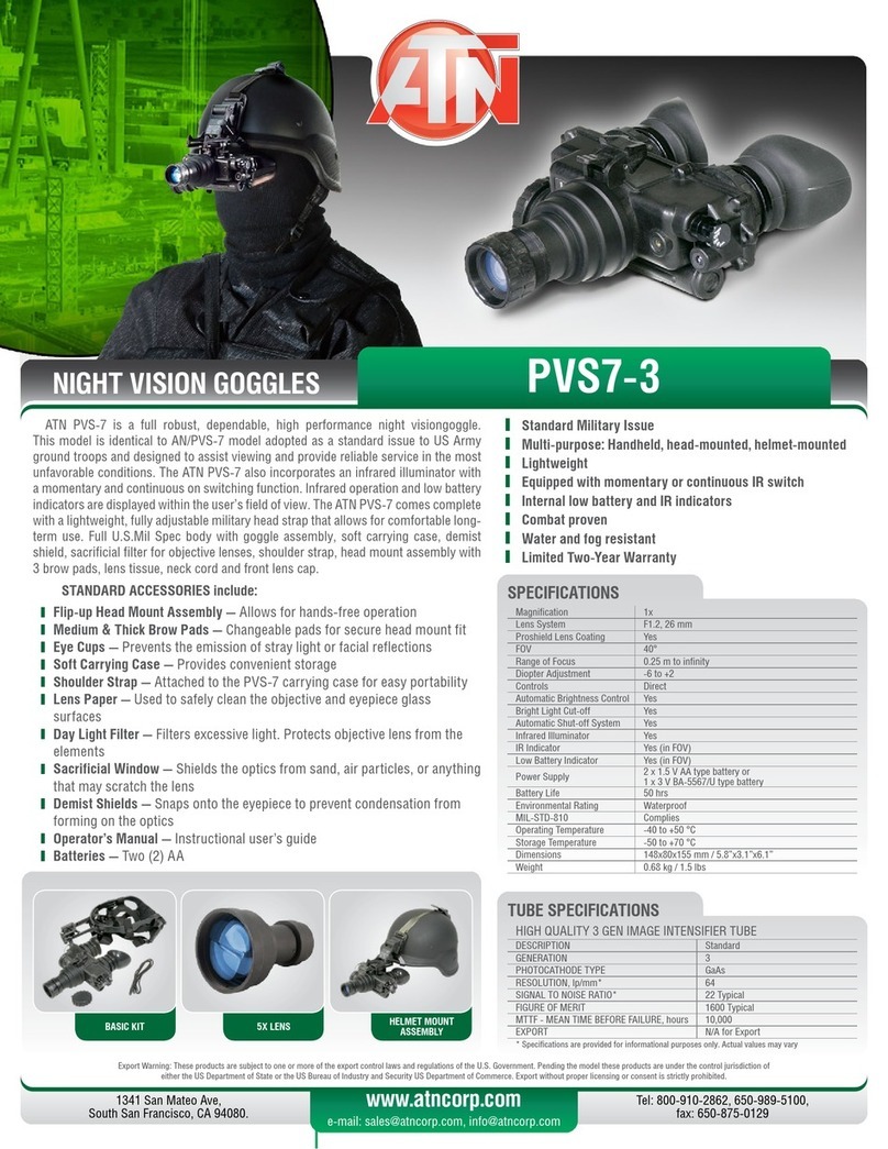 ATN PVS7-3 Manuel utilisateur ATN PVS7-3 Manuel utilisateur