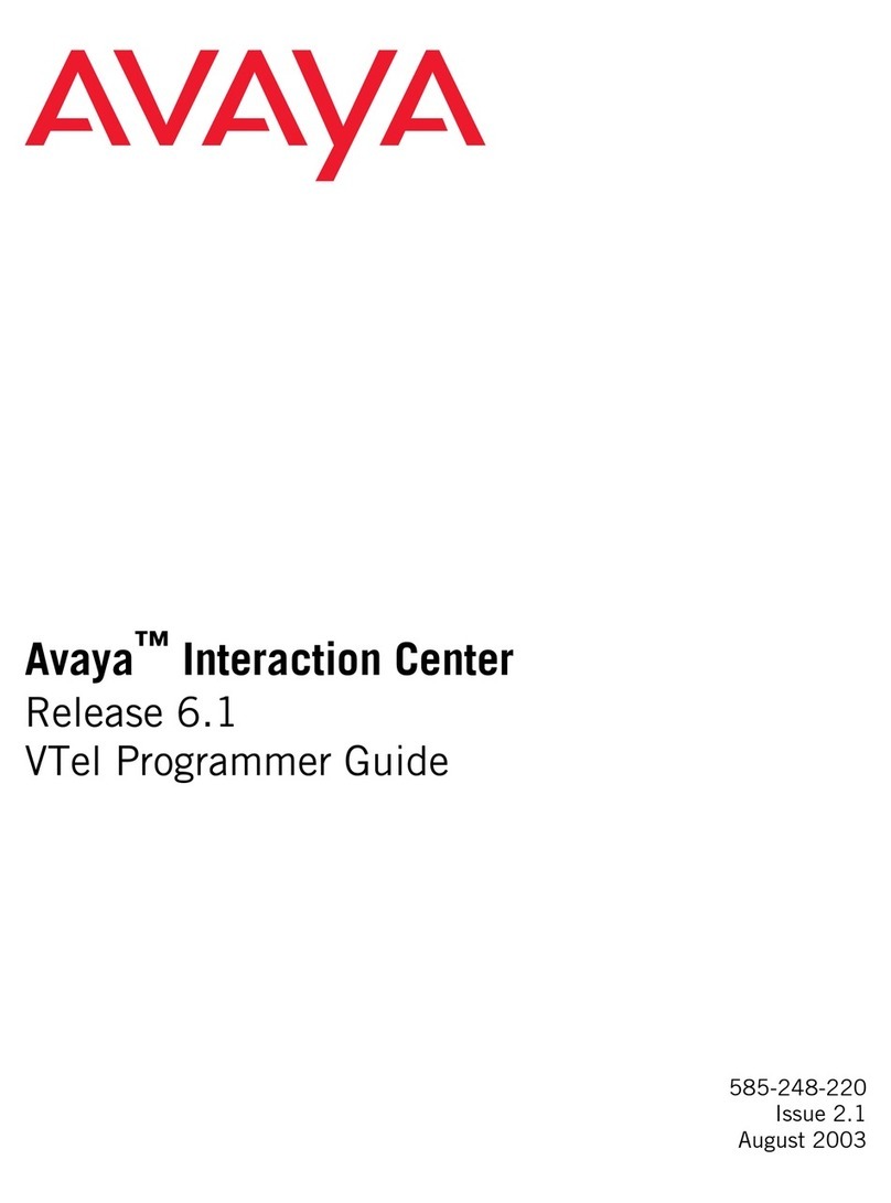 Avaya Interaction Center Manuel