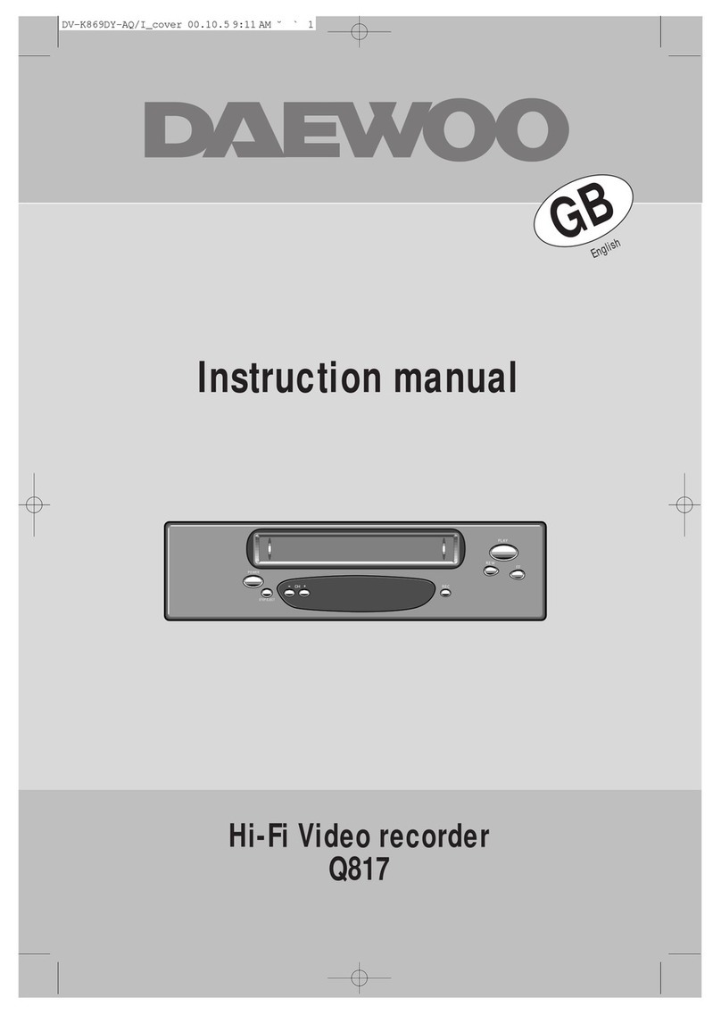 Daewoo Q817 Manuel utilisateur