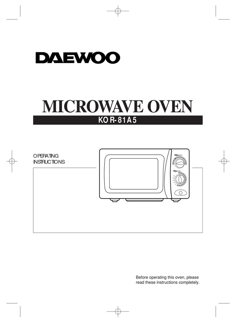 Daewoo KOR-81A5 Manuel utilisateur
