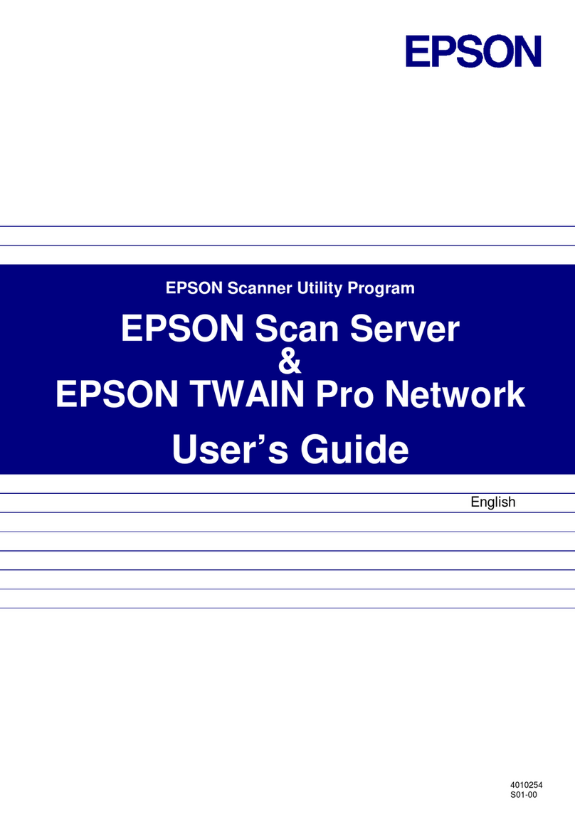 Epson Stylus Scan 2000 Manuel utilisateur