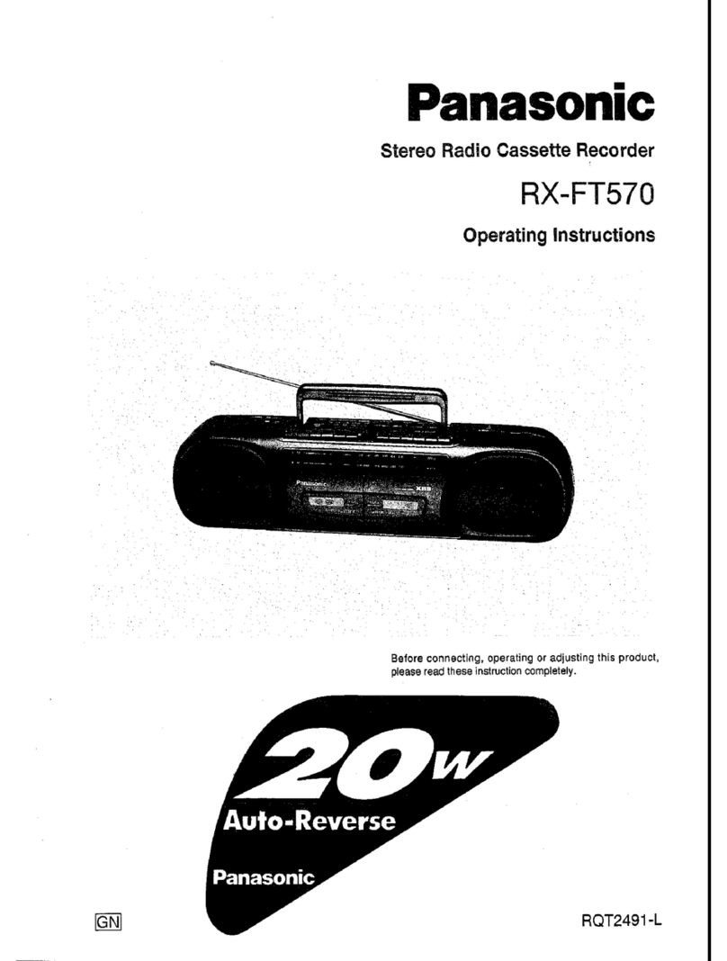 Panasonic RX-FT570 Manuel utilisateur