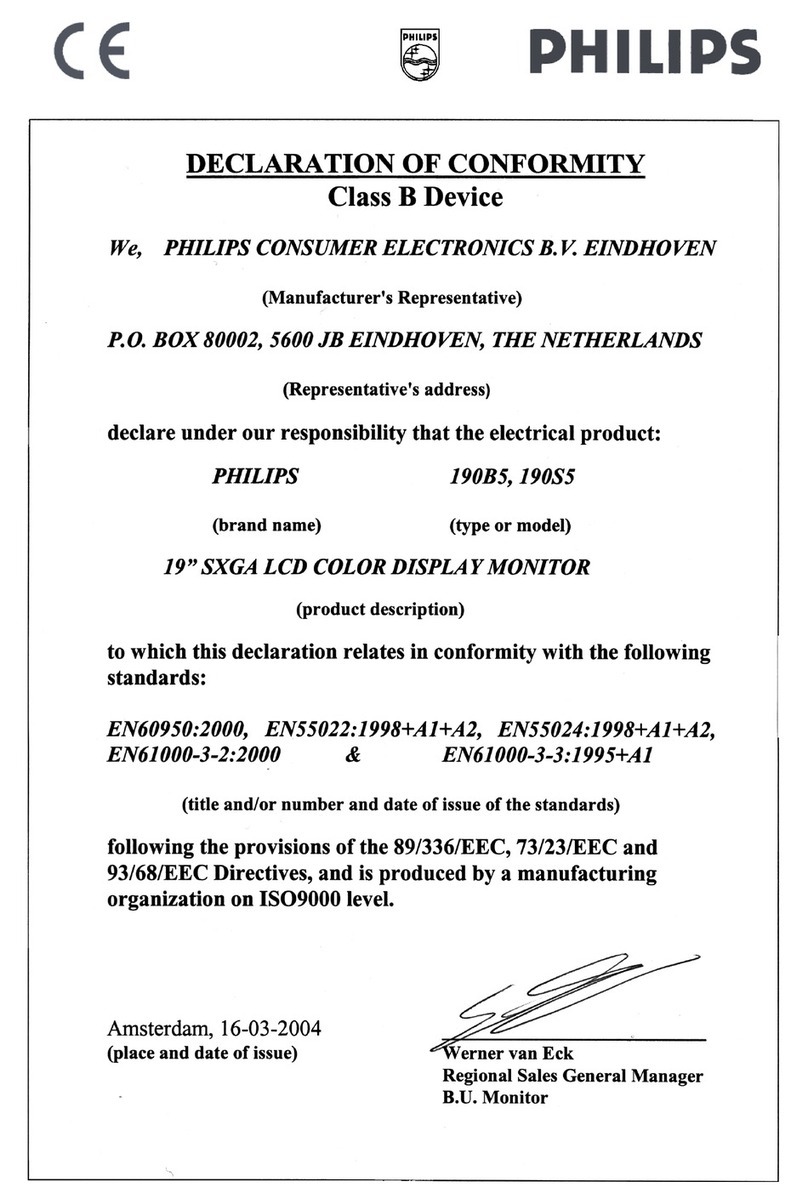 Philips 190B5 Guide de référence