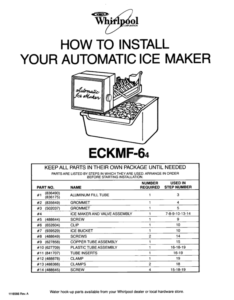 Whirlpool ECKMF-64 Manuel utilisateur
