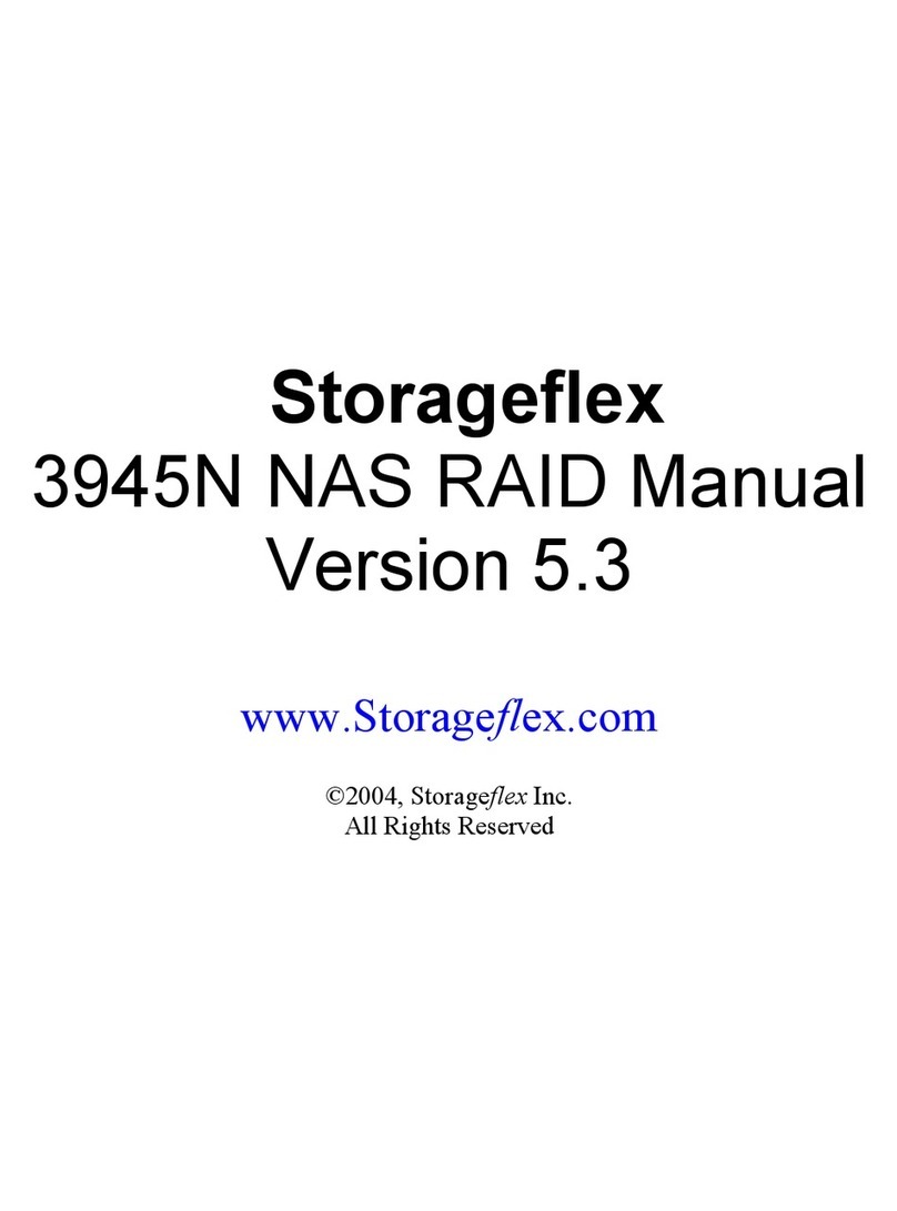 Storageflex NAS RAID 3945N Manuel utilisateur