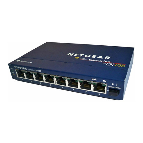 NETGEAR EN104 - Hub - EN Manuel utilisateur