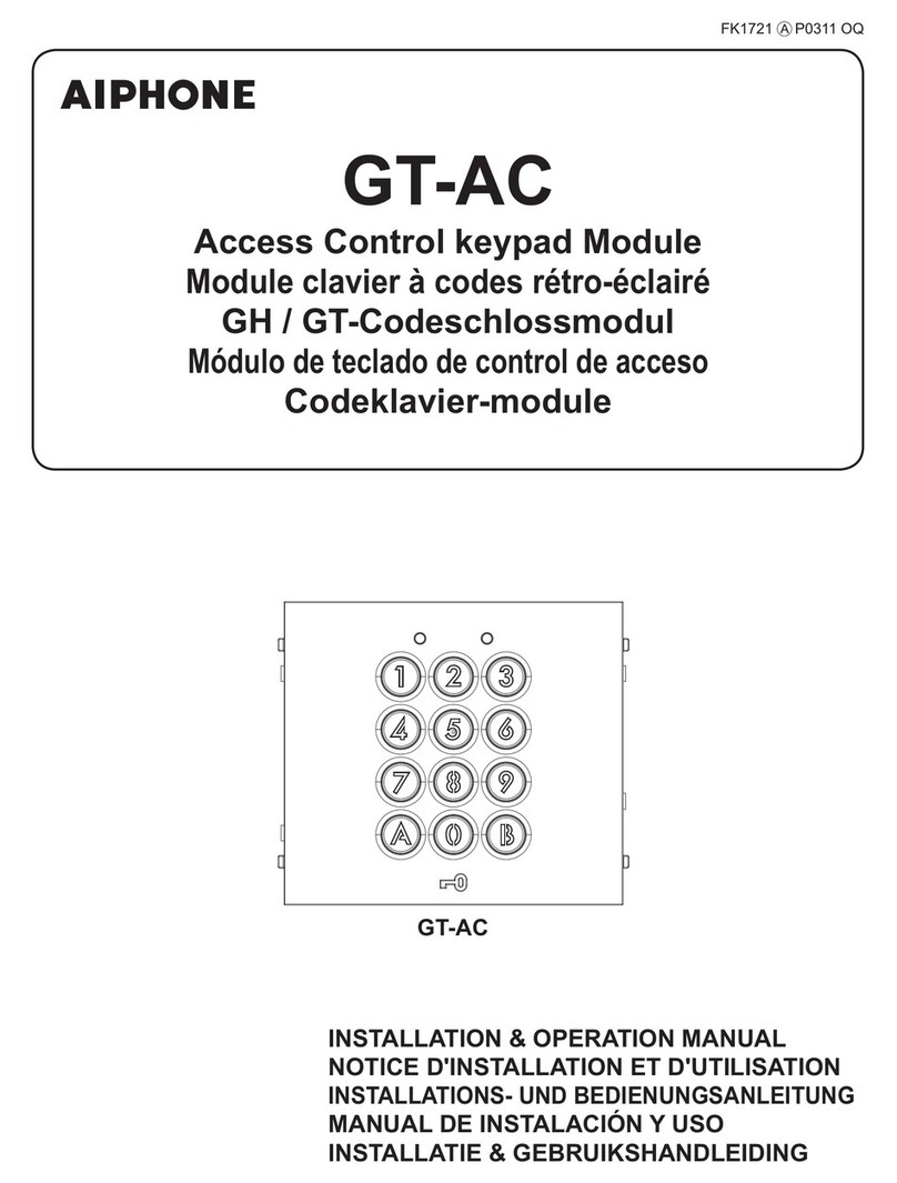 Aiphone GT-AC Manuel utilisateur