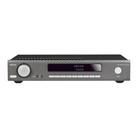 Arcam Integrated Amplifier Manuel utilisateur