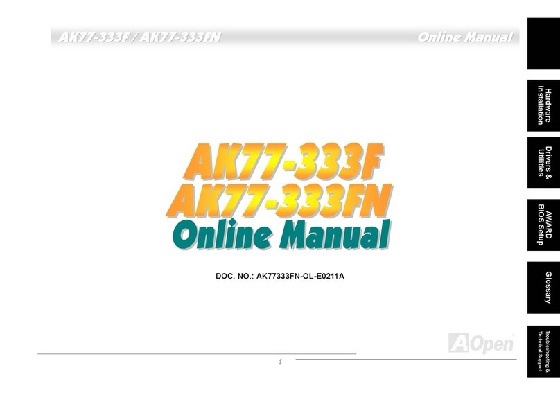 AOpen AK77-333F Guide de configuration