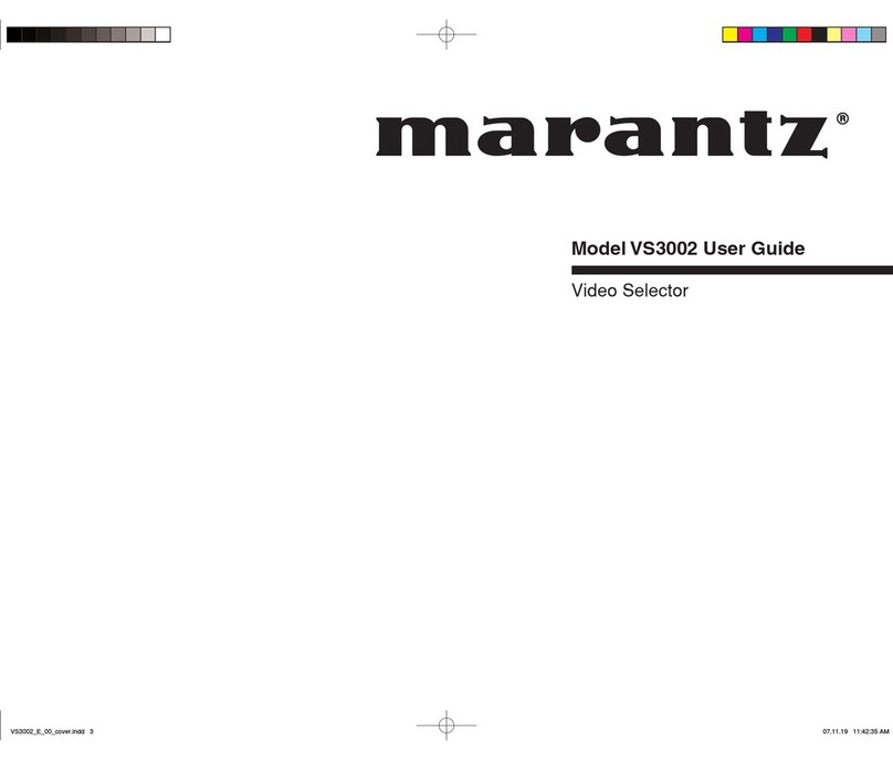 Marantz VS3002 Manuel utilisateur