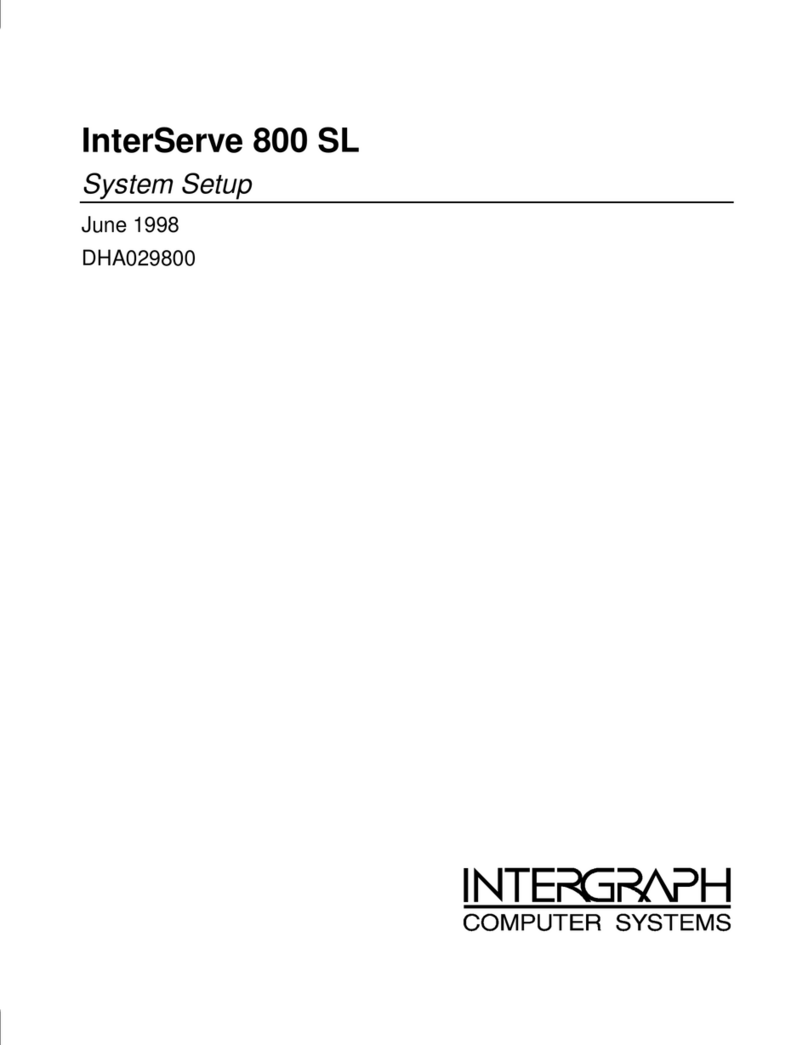 Intergraph InterServe 800 SL Manuel utilisateur