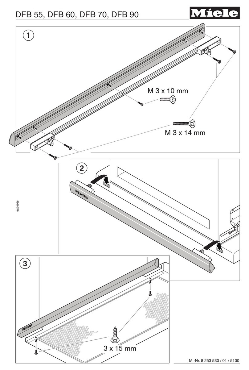Miele DFB 55 Manuel utilisateur