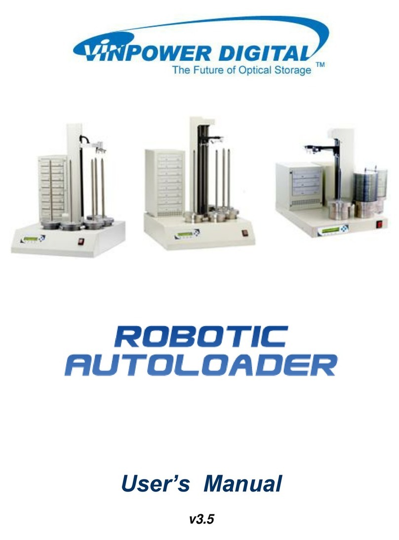 Vinpower ROBOTIC AUTOLOADER V3.5 Manuel utilisateur