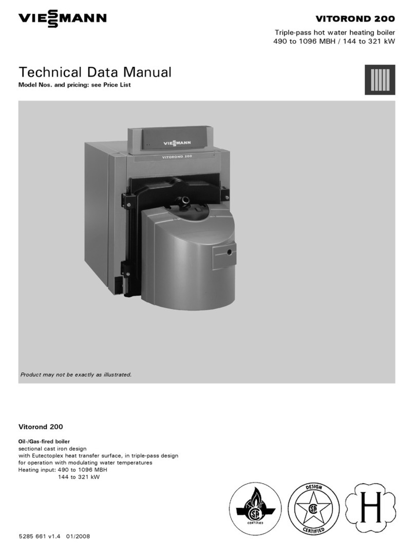 Viessmann VITOROND 200 Manuel d'instructions