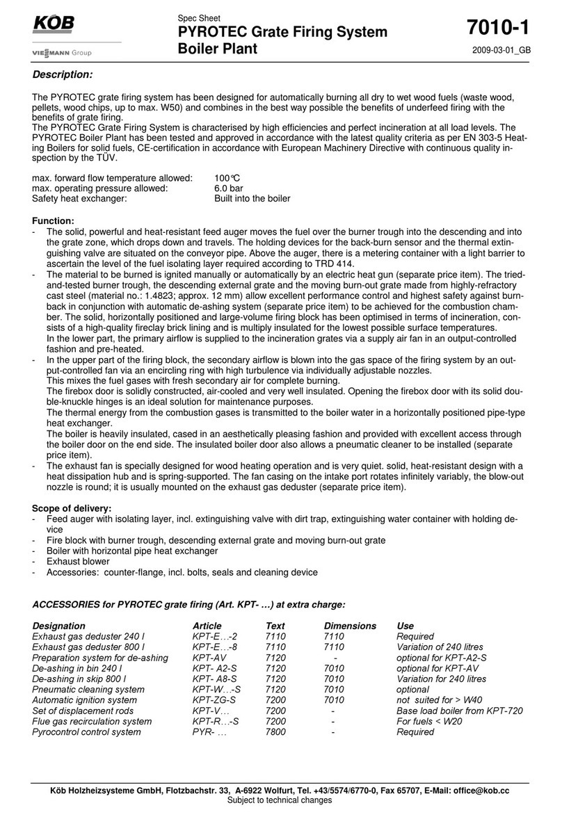 KOB KOB 7010-1 Manuel du système