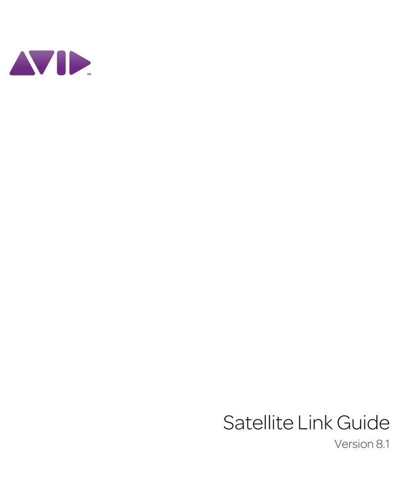 Avid Technology Satellite Link Manuel utilisateur
