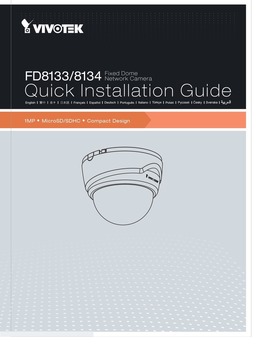 Vivotek FD8133 Manuel utilisateur
