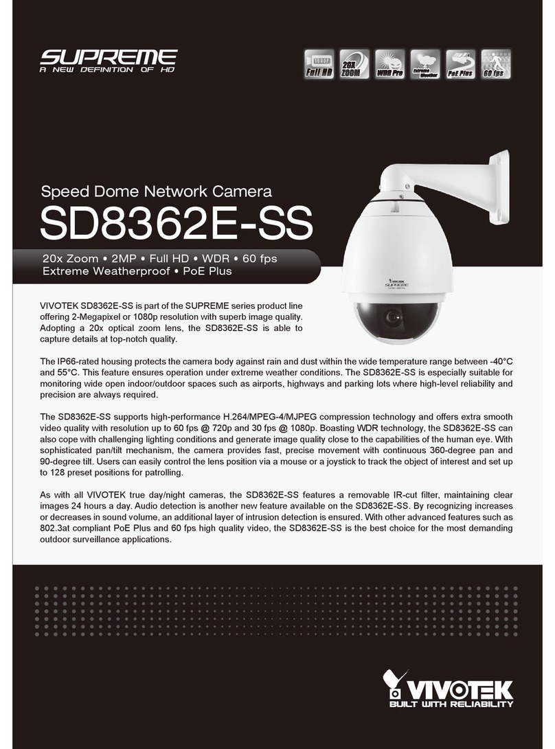 Vivotek SD8362E-SS Manuel utilisateur