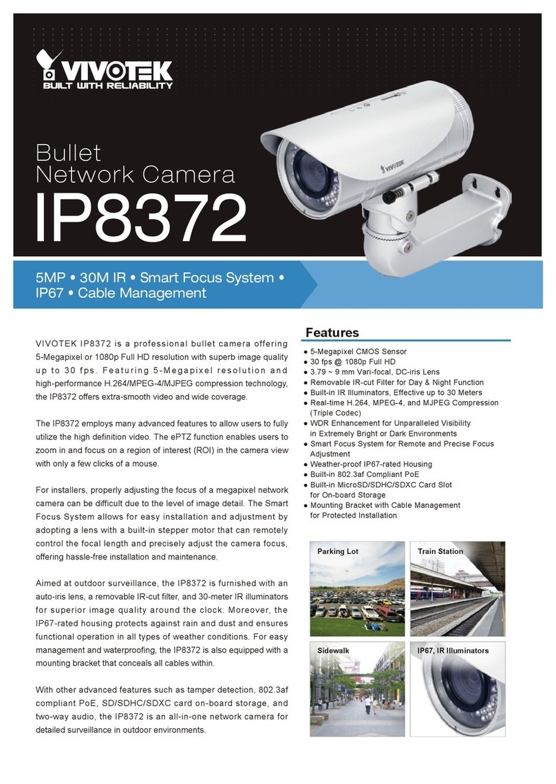 Vivotek IP8372 Manuel utilisateur