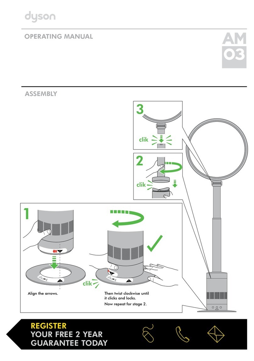Dyson AM03 Manuel utilisateur