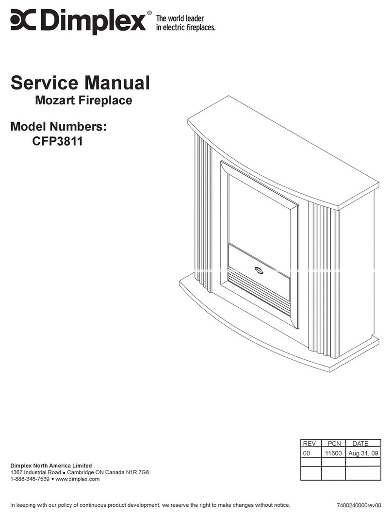 Dimplex Mozart CFP3811 Manuel utilisateur