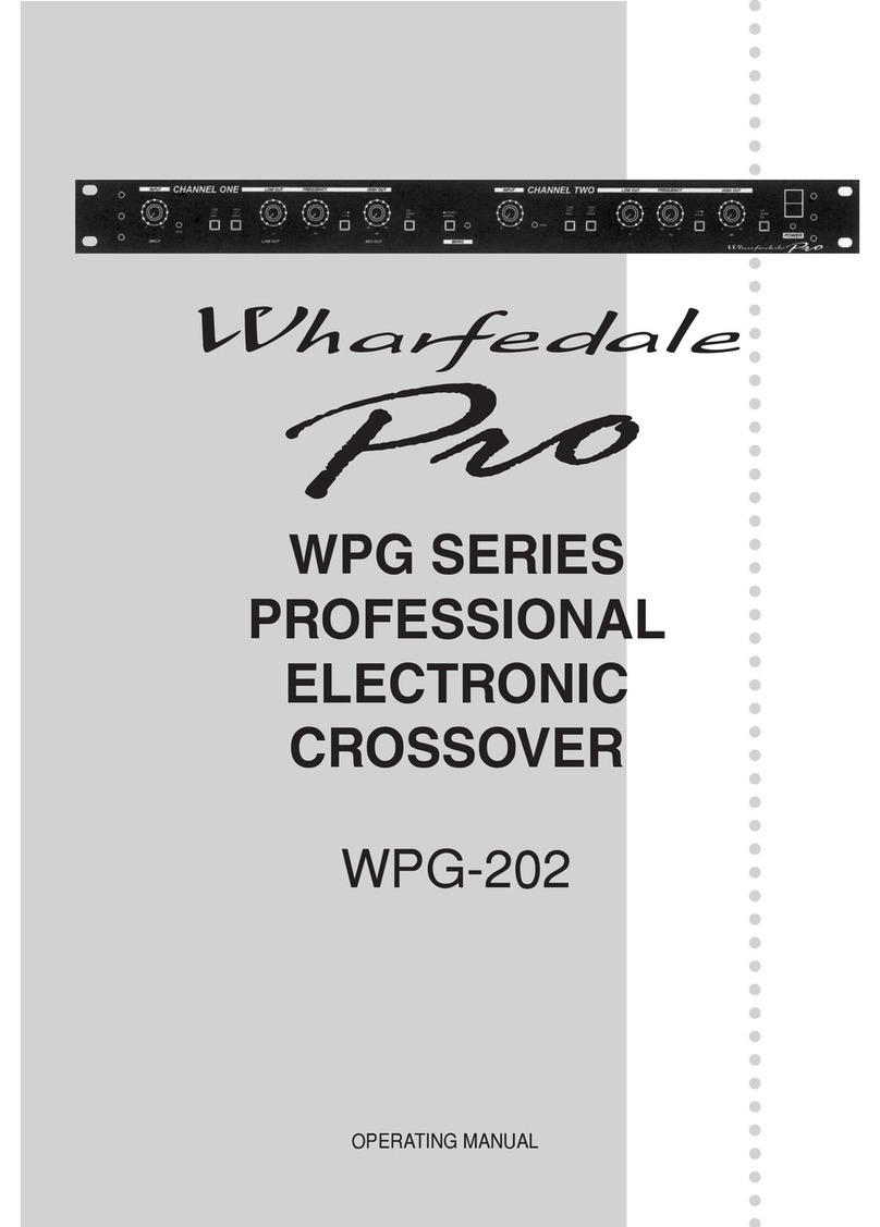 Wharfedale Pro Pro WPG-202 Manuel utilisateur