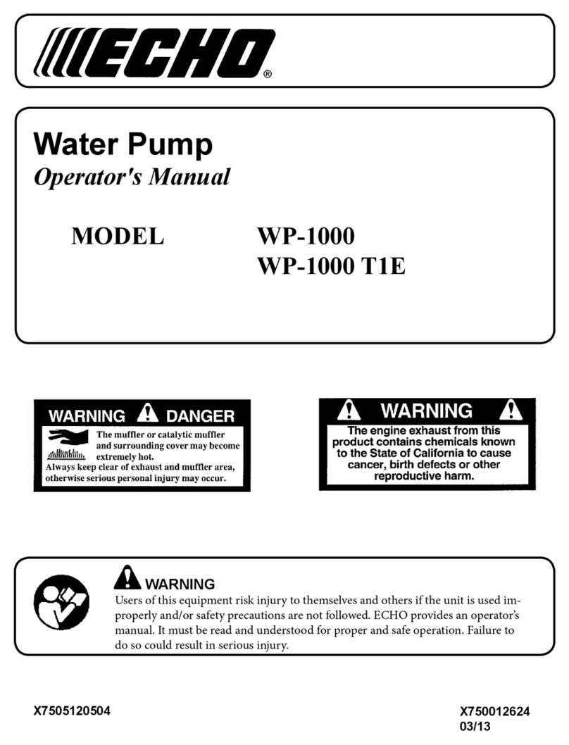 Echo WP-1000 Manuel utilisateur