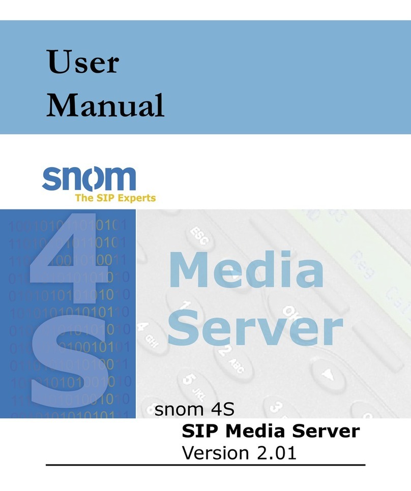 Snom 4S Media Server Manuel utilisateur