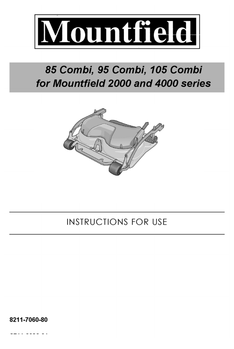 Mountfield 85 Combi Manuel utilisateur
