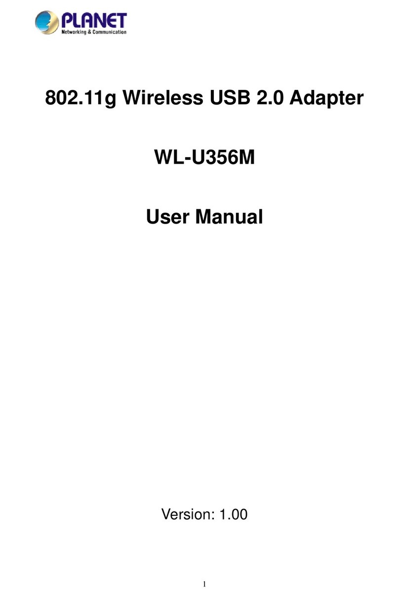 Planet WL-U356M Manuel utilisateur