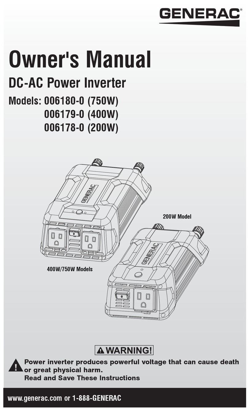 Generac Power Systems 006180-0 Manuel utilisateur Generac Power Systems 006180-0 Manuel utilisateur