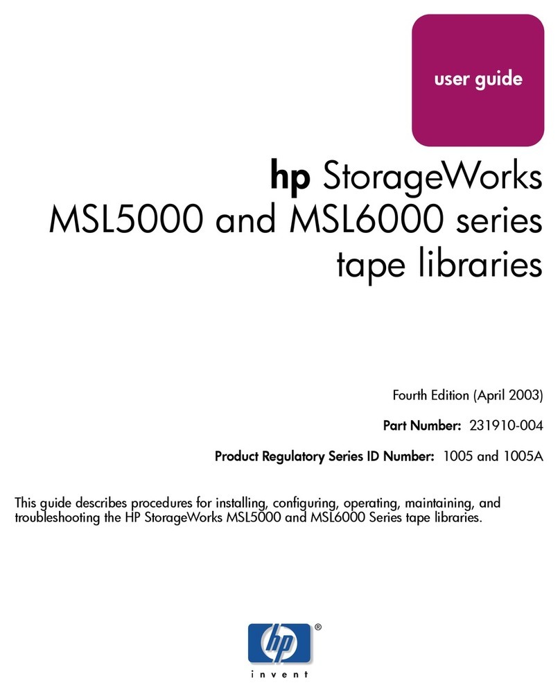 HP StorageWorks MSL5000 series Manuel utilisateur