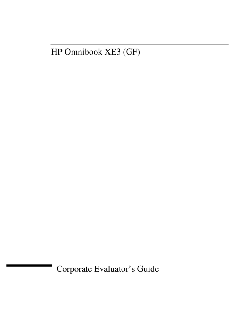 HP Omnibook XE3 Manuel utilisateur
