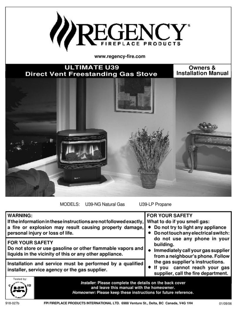 Regency ULTIMATE U39-LP Guide de démarrage rapide