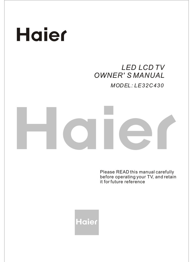 Haier LE32C430 Manuel utilisateur