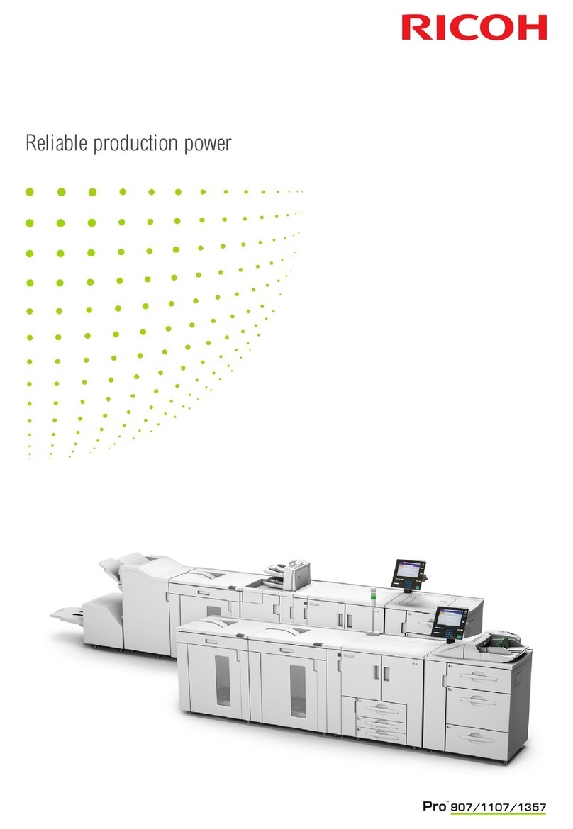 Ricoh Pro 907 Manuel utilisateur