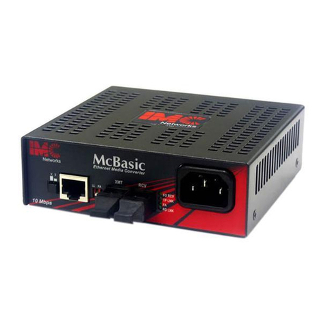IMC Networks McBasic 10/100 Manuel utilisateur